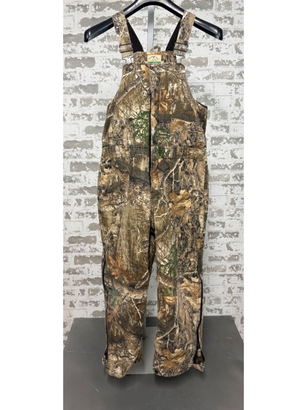 Blue Mountain Kids Large Camo Insulated Overalls With Adjustable Straps